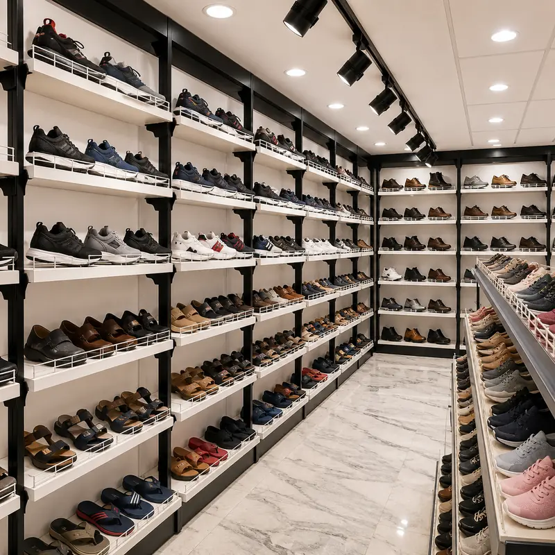 Netal Enterprises footwear display rack