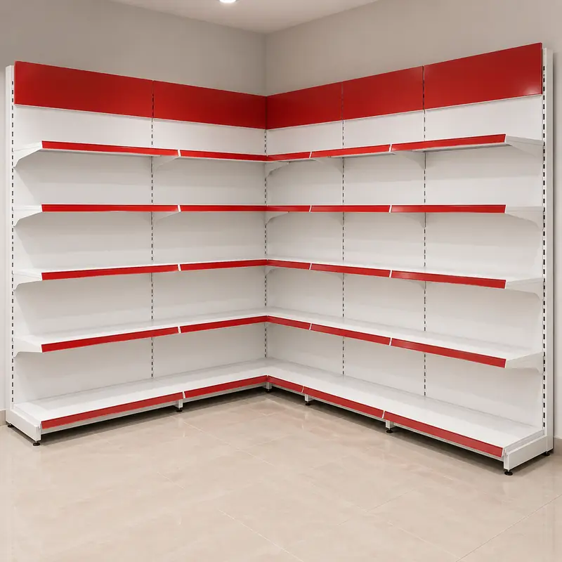 Supermarket Wall Gondola Rack