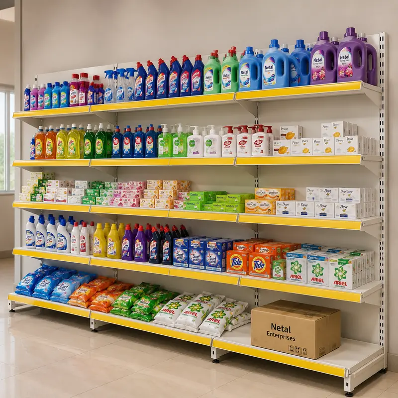 Supermarket Wall Gondola Rack